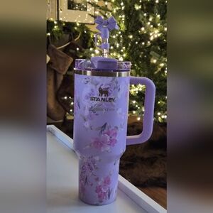 Authentic Stanley x LoveShackFancy Purple Floral Tumbler 40oz